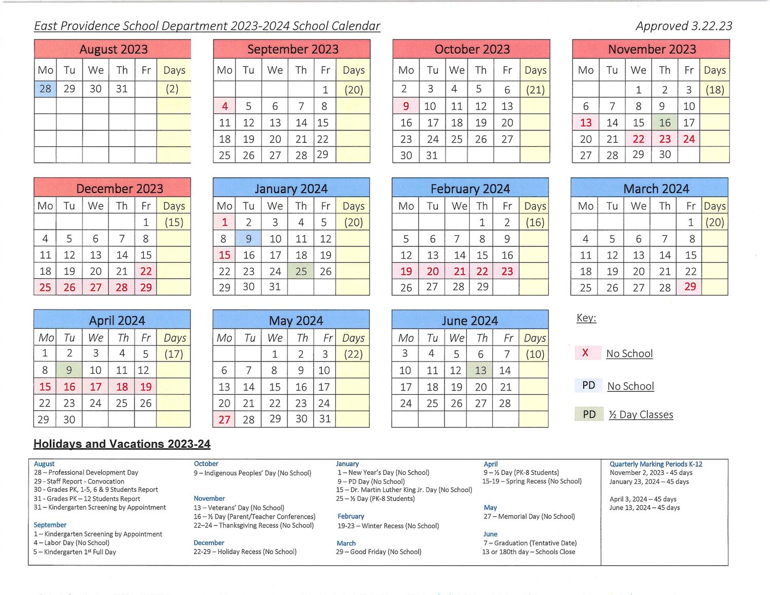 State Of Rhode Island 2024 Calendar Daryl Emiline